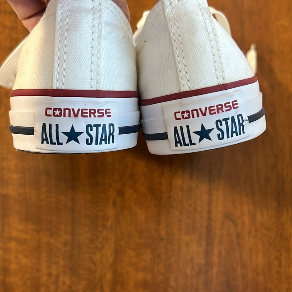 Converse Chuck Taylor All Star White Low Top Sneakers - Picture 5 of 10